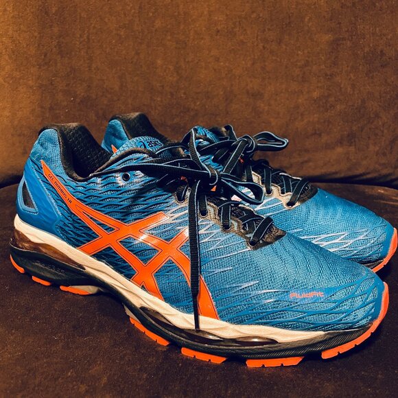 ASICS Gel-Nimbus 18 Onyx/Silver/Blue Jewel T600N-9993 Mens 11 US 45 EUR - Picture 2 of 13